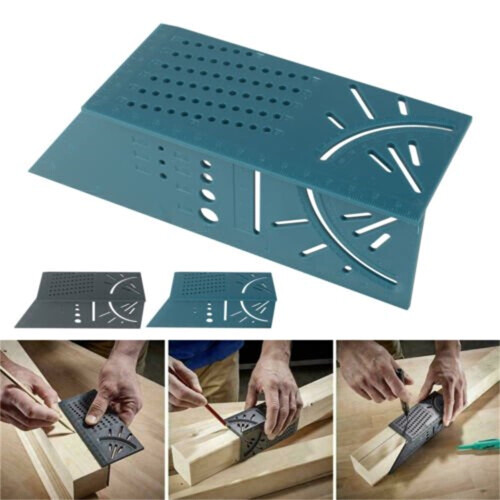 3D Woodworking Carpenter Square Aluminum Alloy Angle Finder