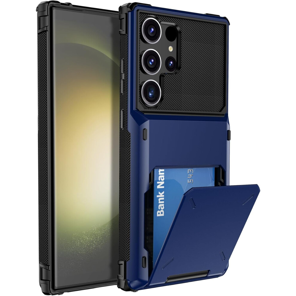 Galaxy S21 Ultra Flip Cover Wallet Case With Hidden Card Slot, Dual-Layer Shockproof Protection – Compatible With Samsung Galaxy S21 Ultra 5G (6.8", 9405492225671