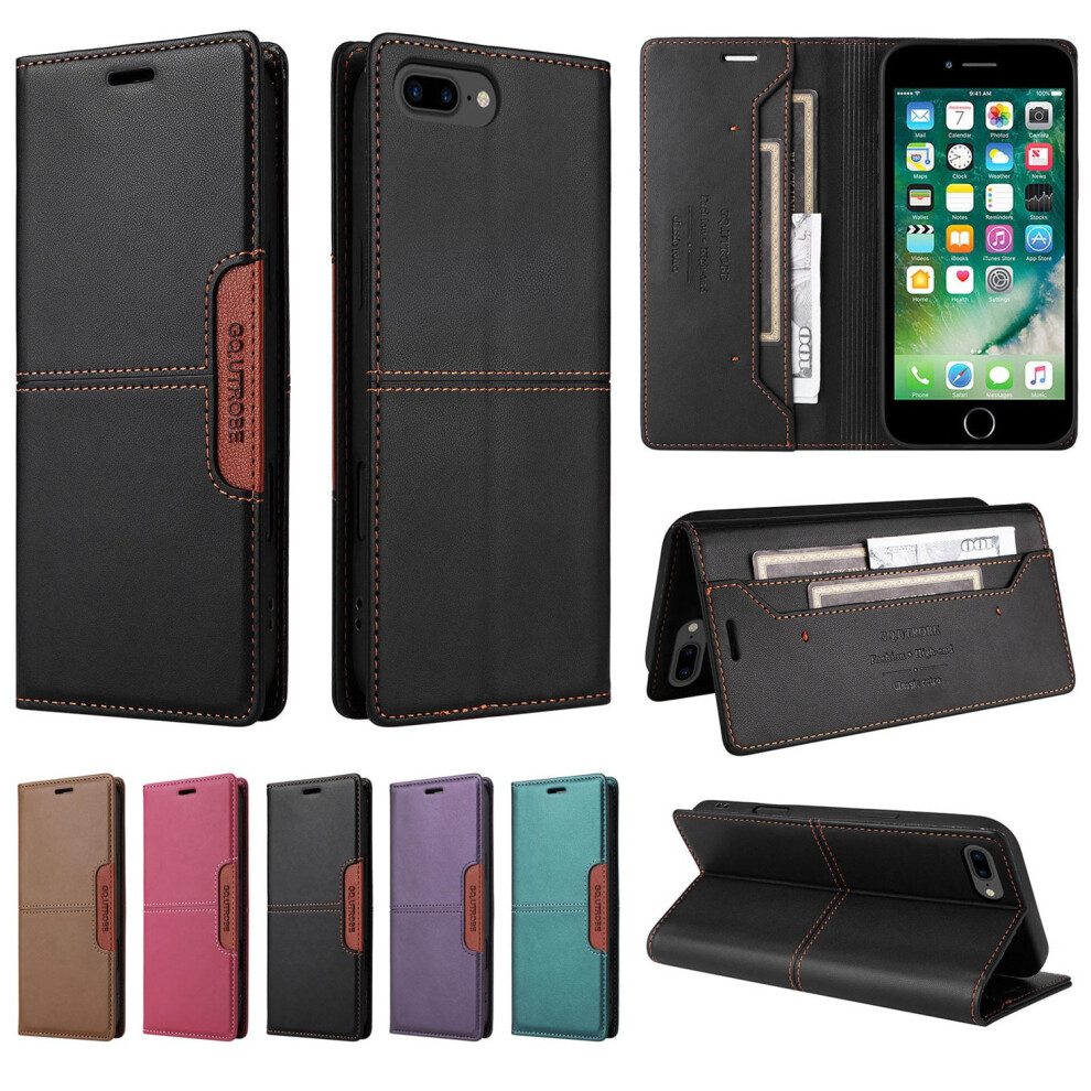 Wallet Phone Case With Card Holder & Magnet For Compatible With Iphone 7/8/8 Plus/Se/6/6S Plus Â Leather 9405492228740