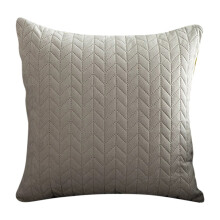 Taie d'oreiller en velours, coussin matelassé pour canapé offrant un soutien lombaire et une protection de la taille, oreiller de tête de lit