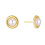 Pearl Stud Earrings 18K Gold Plated 1