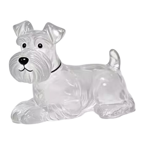 Chaveiro Cápsula para Guardar Pelos de Cachorro – Transparente e