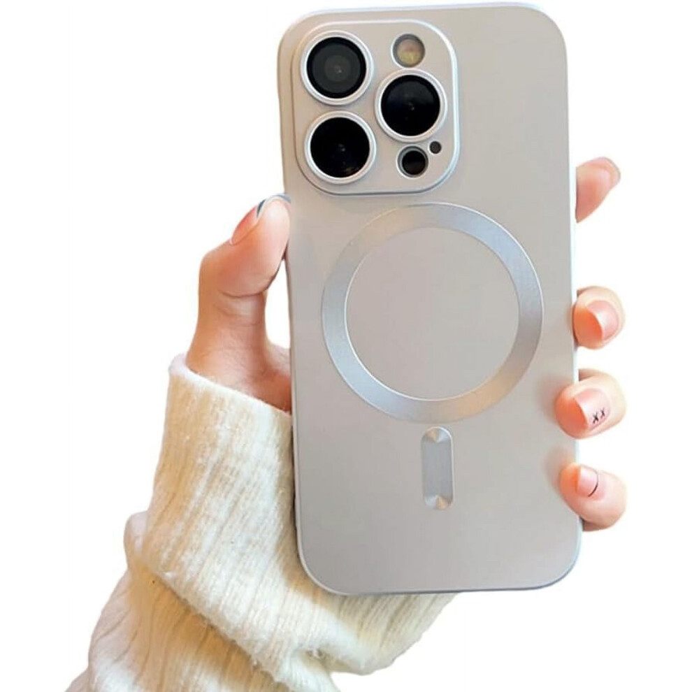 Iphone 13 Pro Matte Ultra-Thin Metallic Case Silver 9558830553179