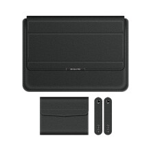 13-14" Laptop Bag with Stand, Leather Sleeve, Soft Lining & Magnetic Closure – Compatible with Most 13-14" Laptops