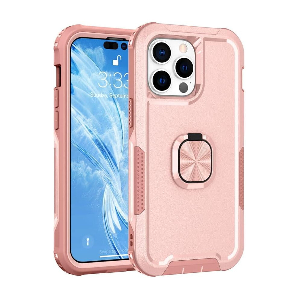 Iphone 15 Pro Shockproof Anti-Drop Case Pink 9558830554053