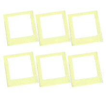 Square Magnetic Photo Frames For Instax Film And Photocards Set Of 6 Acrylic Frames For Display On Lockers And Refrigerators