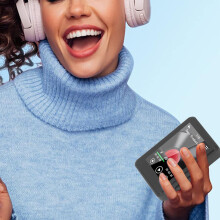 2,4" Touchscreen MP3 MP4 Player mit FM-Radio, Unterstützung für 128GB