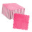 10pcs Plush Puzzle Floor Foam Mat 30x30cm Rose Red 1