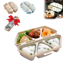 Portable 6-Slot Triangle Onigiri Mold for Sushi Musubi & Seaweed Rice Balls – Dishwasher Safe, Bento-Friendly