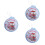 3Pcs Christmas Biscuits Tin Iron Box Storage Small Portable As Shown 6