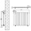 Design Radiator Vlakke Panelen - 1 Kolom – 600 x 700mm – Wit 5