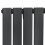 Flachheizkörper – 600mm x 1400mm – Anthrazitgrau 3