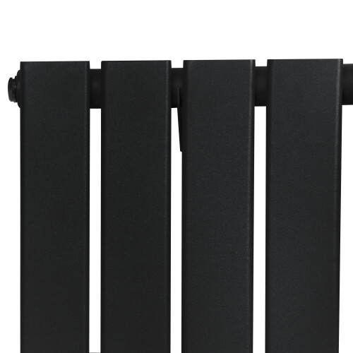 Flachheizkörper – 1600mm x 420mm – Schwarz 2
