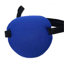 (Blue, S) Adjustables 3D Eyepatch for Adults Kids, Soft Amblyopia Eye Masque for Left or Right Eyes, for Eyesight Recovery
