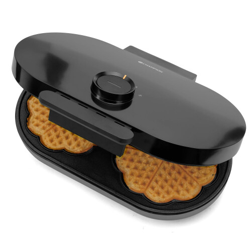 Champion Double Waffle Maker, 1600W, Heart-Shaped, PFAS-Free 1