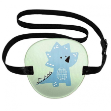 (Triceratops, L) Adjustables 3D Eyepatch for Adults Kids, Soft Amblyopia Eye Masque for Left or Right Eyes, for Eyesight Recovery