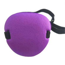 (Purple, S) Adjustables 3D Eyepatch for Adults Kids, Soft Amblyopia Eye Masque for Left or Right Eyes, for Eyesight Recovery