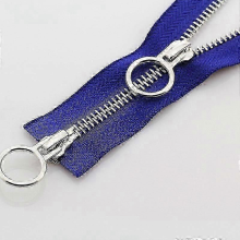 (royal blue, 70cm) Cerniera lunga in metallo aperta con doppio cursore per accessori di abbigliamento da giacca