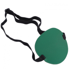 (Green, S) Adjustables 3D Eyepatch for Adults Kids, Soft Amblyopia Eye Masque for Left or Right Eyes, for Eyesight Recovery