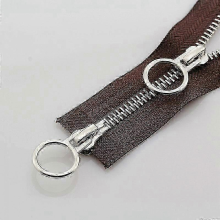 (brown, 90cm) Cerniera lunga in metallo aperta con doppio cursore per accessori di abbigliamento da giacca