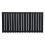 (Black, 600mm x 1190mm) Flat Single Column Radiator Modern Designer Single Panel 2
