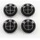 (black) B04- 68mm 4-pack Center Caps Bmw Silver One Size 1