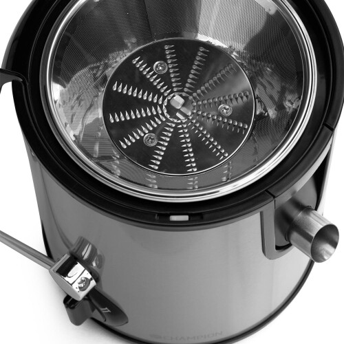 Champion Juicer 600W, 0.5L Stainless Steel, Black 2
