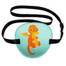 (Fire Dragon, S) Adjustables 3D Eyepatch for Adults Kids, Soft Amblyopia Eye Masque for Left or Right Eyes, for Eyesight Recovery
