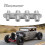 Aluminium 4 Port Car Hose Fitting AC Bulkhead 100mm Silver Replacement 3