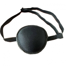 (Black Edging Style, L) Adjustables 3D Eyepatch for Adults Kids, Soft Amblyopia Eye Masque for Left or Right Eyes, for Eyesight Recovery