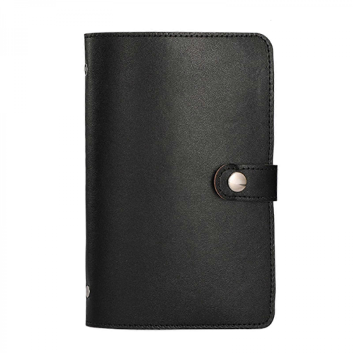 (Black) Porte-billets en cuir violet à 50 compartiments pour collectionneurs
