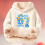 Sweat à capuche imprimé multicolore pour enfant (1 pièce) 2