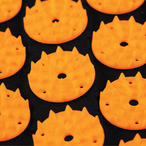 Acupressure Mat & Pillow (Orange) 2