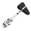 Multi-Functional Percussion Reflex Hammer Black 13