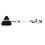 Multi-Functional Percussion Reflex Hammer Black 12