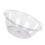 Transparent Wash Basin Plastic Dish Tub, Large Capacity, Durable 8