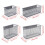 Refrigerator Wire Mesh Basket Storage Box Kitchen Cabinet Sundries Pen Makeup 2