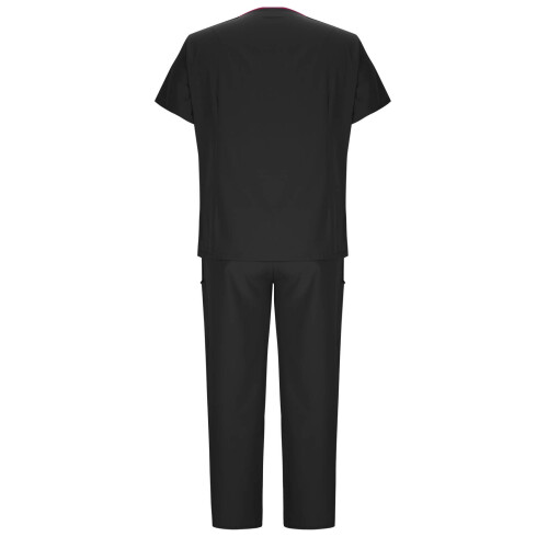 Women's Jogger Scrubs Set Black M 2