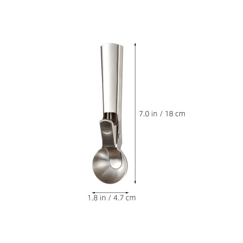 4Stk Robuster Eislöffel Ergonomisch Kuchen Dessert Bunt 1