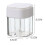 4 Compartment Clear Spice Storage Box Portable Dustproof PP/PS White 2