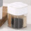 4 Compartment Clear Spice Storage Box Portable Dustproof PP/PS White 5