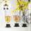 Attendance Trophy Award Plastic Silver 3Pcs 4