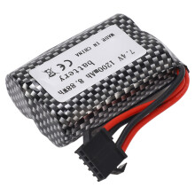 RC LiPo Battery 7.4V 1200mAh 8.88Wh SM‑5P Plug