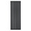 (Black, 1600mm x 560mm) Flat Single Column Radiator Modern Designer Single Panel 2