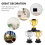 Attendance Trophy Award Plastic Silver 3Pcs 7