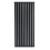 (Black, 1600mm x 700mm) Flat Single Column Radiator Modern Designer Single Panel 2