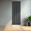 (Black, 1600mm x 560mm) Flat Single Column Radiator Modern Designer Single Panel 4