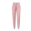 Women's Solid Scrubs Set Pink M Loose Drawstring Pants 3