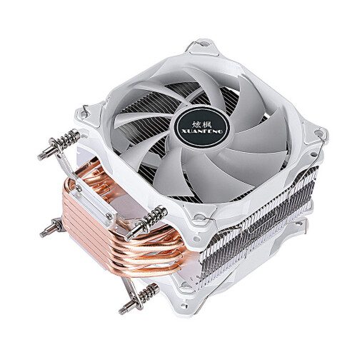 Αποδοτικός ανεμιστήρας ψύξης επεξεργαστή CPU, αερόψυκτος ανεμιστήρας υπολογιστή, 1