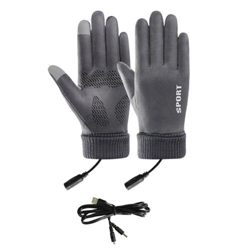 USB Heated Winter Work Gloves with Reinforced Palms 1
